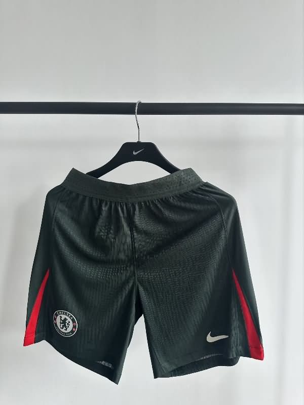 AAA(Thailand) Chelsea 2025/26 Away Green Soccer Shorts (Player)