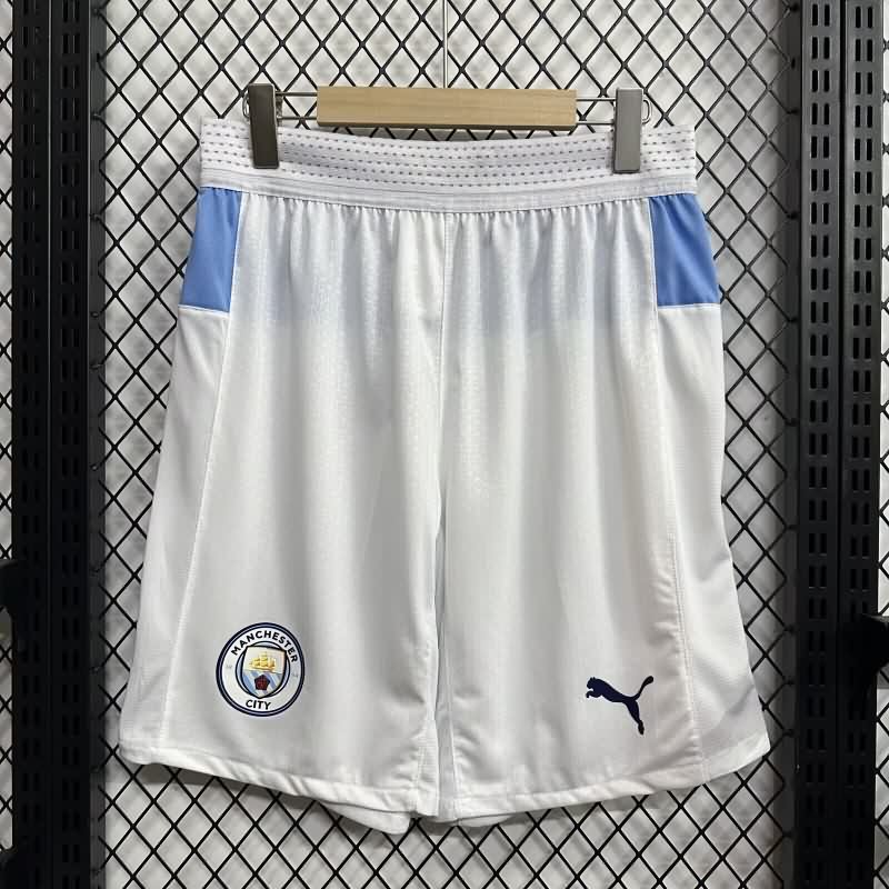 AAA(Thailand) Manchester City 25/26 Home Soccer Shorts (Player)