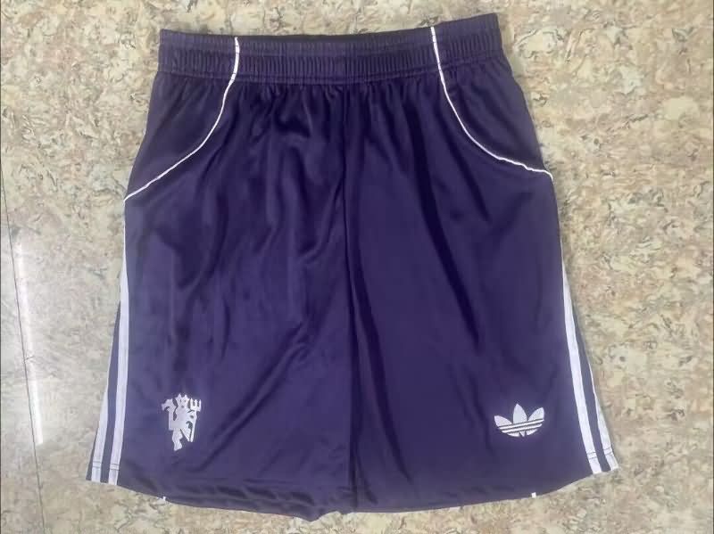 AAA(Thailand) Manchester United 2025/26 Away Soccer Shorts