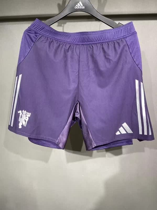 AAA(Thailand) Manchester United 2025/26 Away Soccer Shorts (Player)