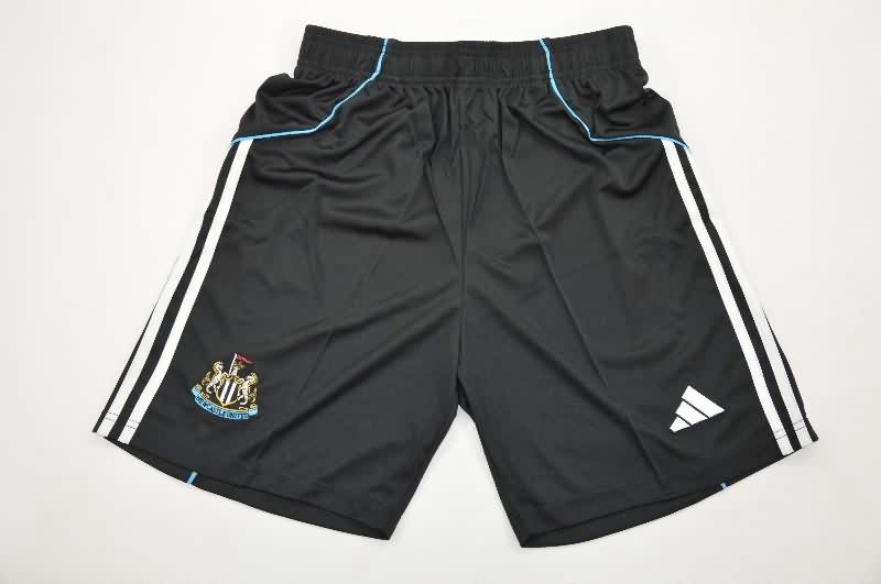 AAA(Thailand) Newcastle United 25/26 Black Soccer Shorts