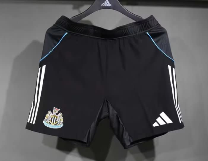 AAA(Thailand) Newcastle United 25/26 Black Soccer Shorts (Player)