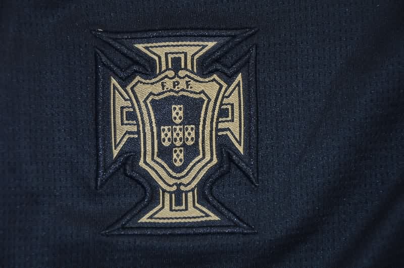 AAA(Thailand) Portugal 25/26 Black Soccer Shorts