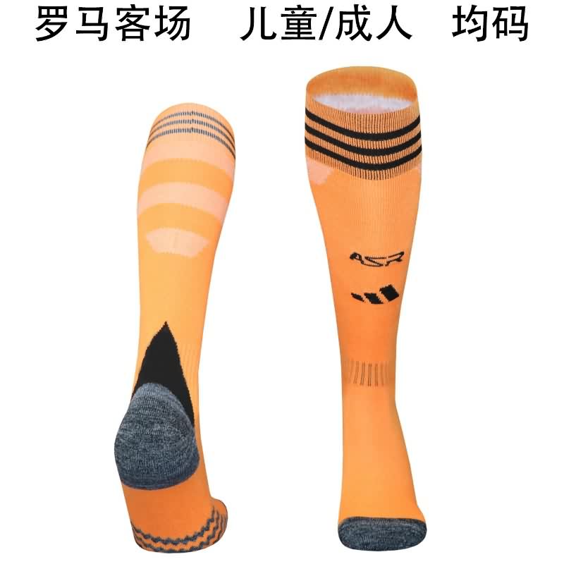 AAA(Thailand) AS Roma 25/26 Away Soccer Socks