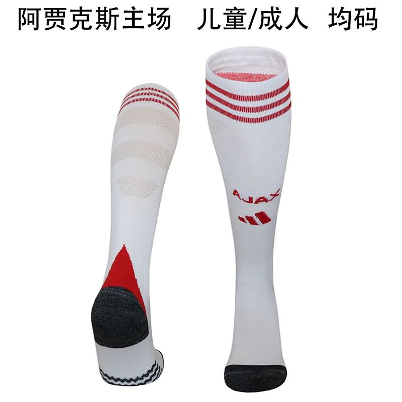 AAA(Thailand) Ajax 25/26 Home Soccer Socks
