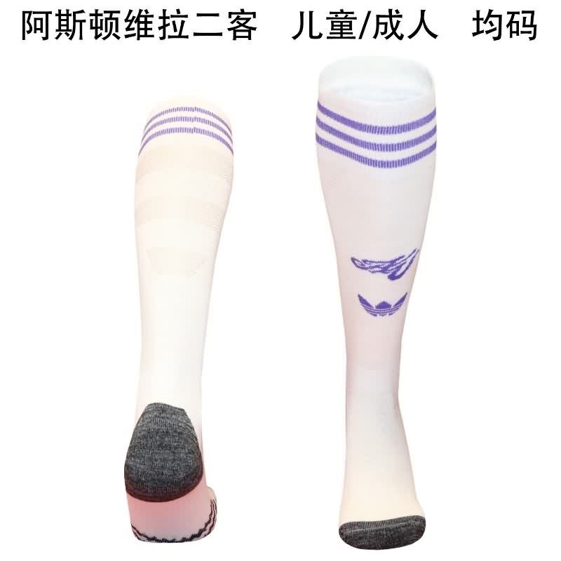 AAA(Thailand) Aston Villa 25/26 Third Soccer Socks