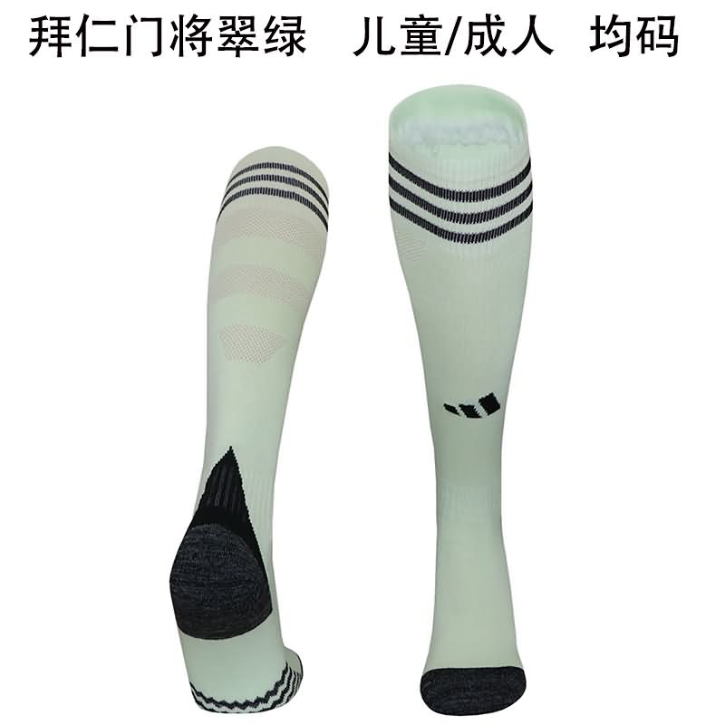 AAA(Thailand) Bayern Munich 24/25 Goalkeeper Green Soccer Socks