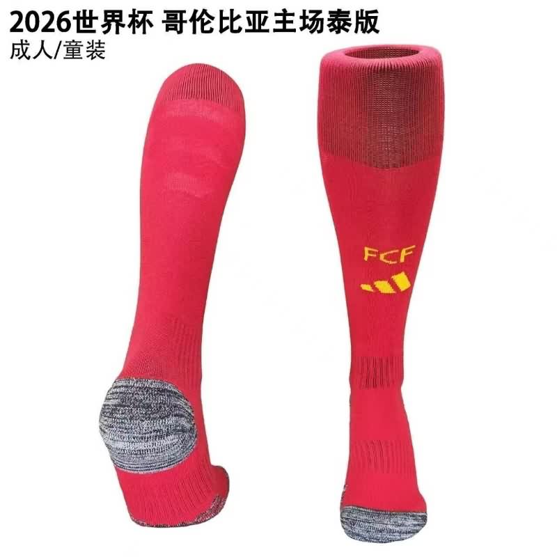 AAA(Thailand) Colombia 2026 Home Soccer Socks