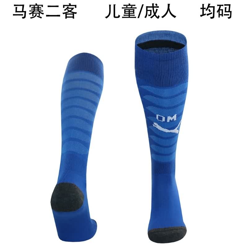 AAA(Thailand) Marseilles 25/26 Third Soccer Socks