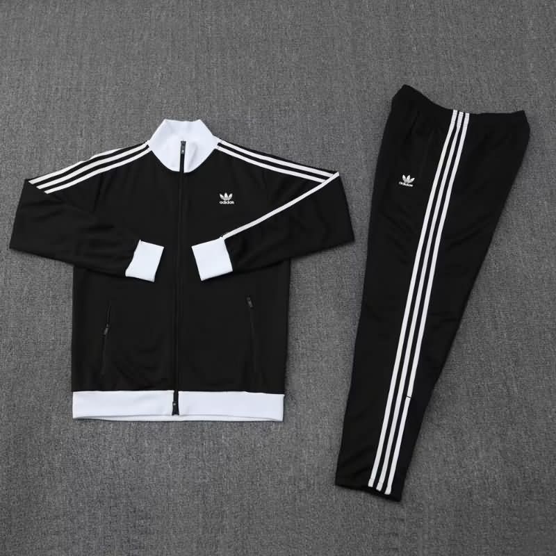 AAA(Thailand) Adidas 2025 Black Soccer Tracksuit 06