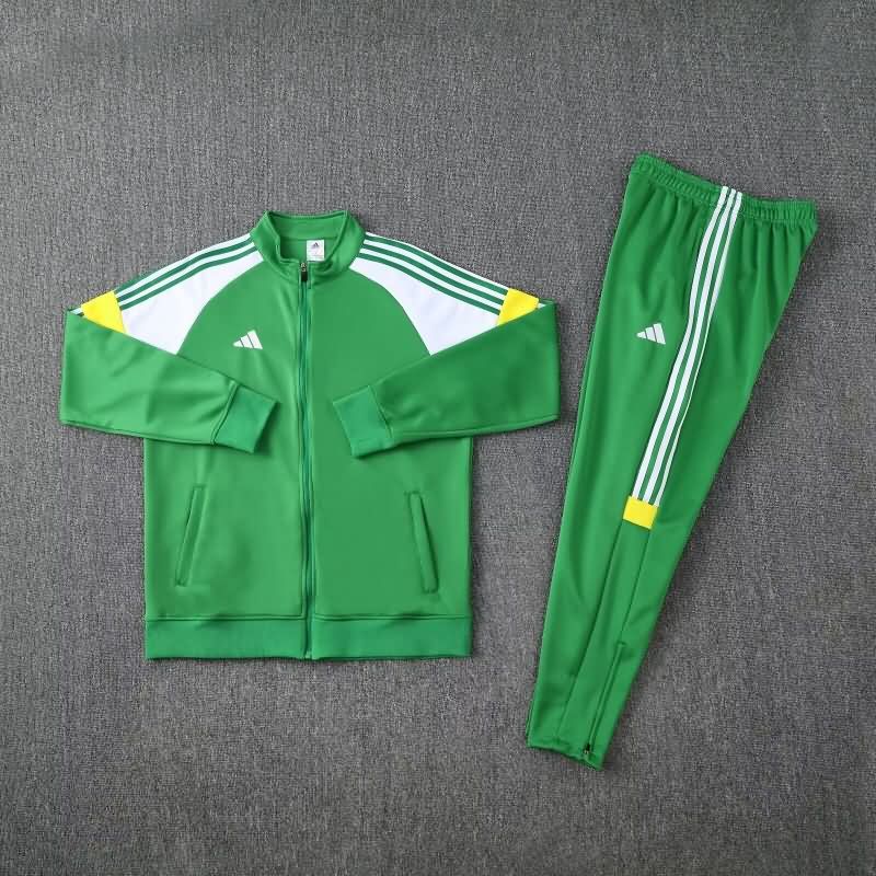 AAA(Thailand) Adidas 2025 Green Soccer Tracksuit 02