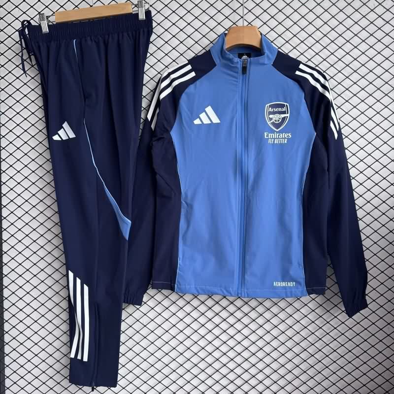 AAA(Thailand) Arsenal 25/26 Blue Soccer Tracksuit 04