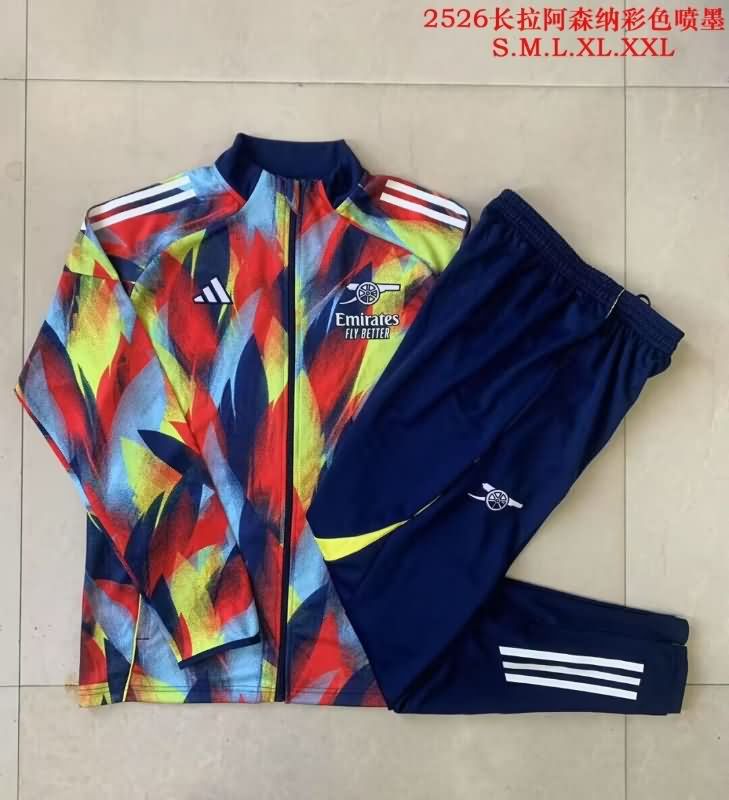 AAA(Thailand) Arsenal 25/26 Colorful Soccer Tracksuit