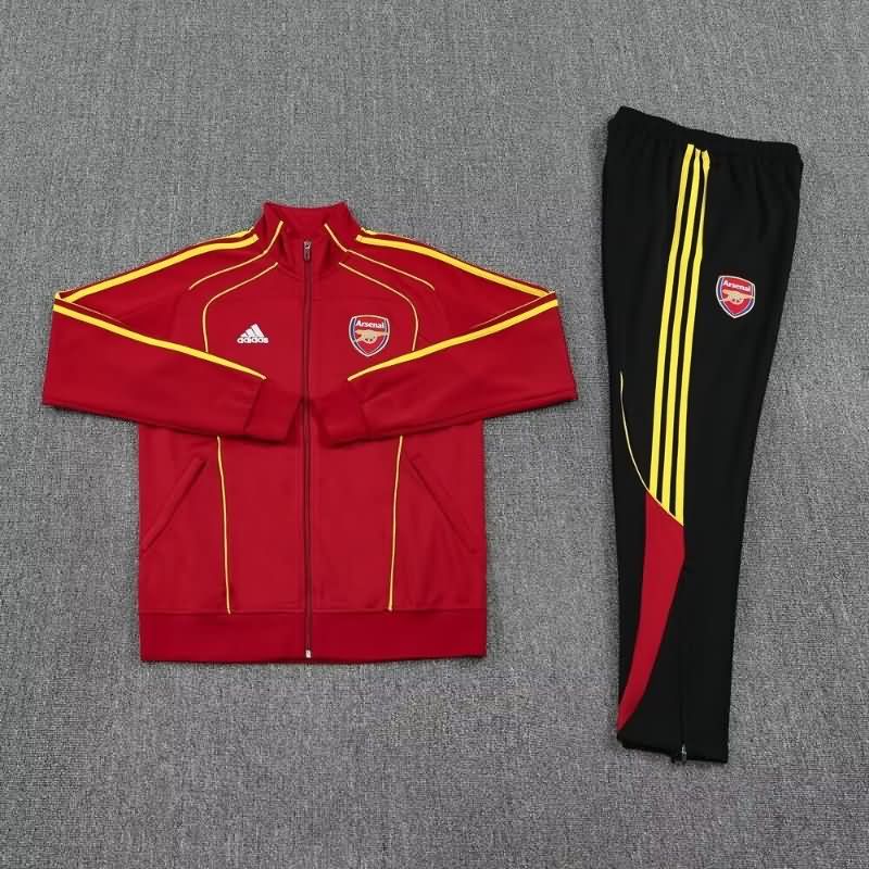 AAA(Thailand) Arsenal 25/26 Red Soccer Tracksuit 04