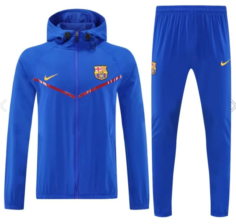 AAA(Thailand) Barcelona 25/26 Blue Soccer Tracksuit 04