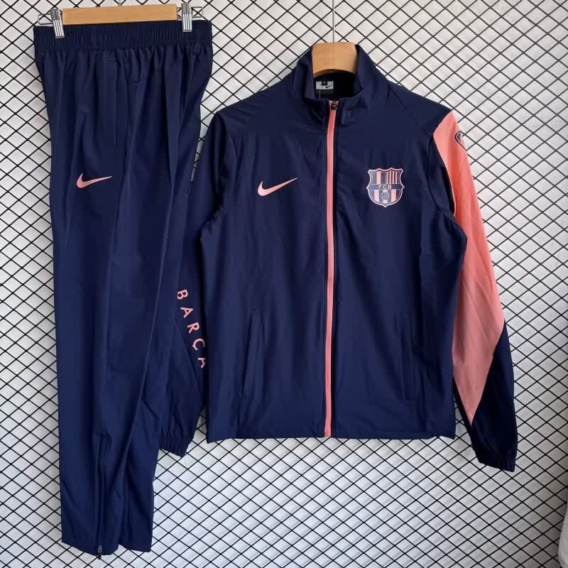 AAA(Thailand) Barcelona 25/26 Dark Blue Soccer Tracksuit 08 AAA(Thailand) Barcelona 25/26 Dark Blue Soccer Tracksuit 08