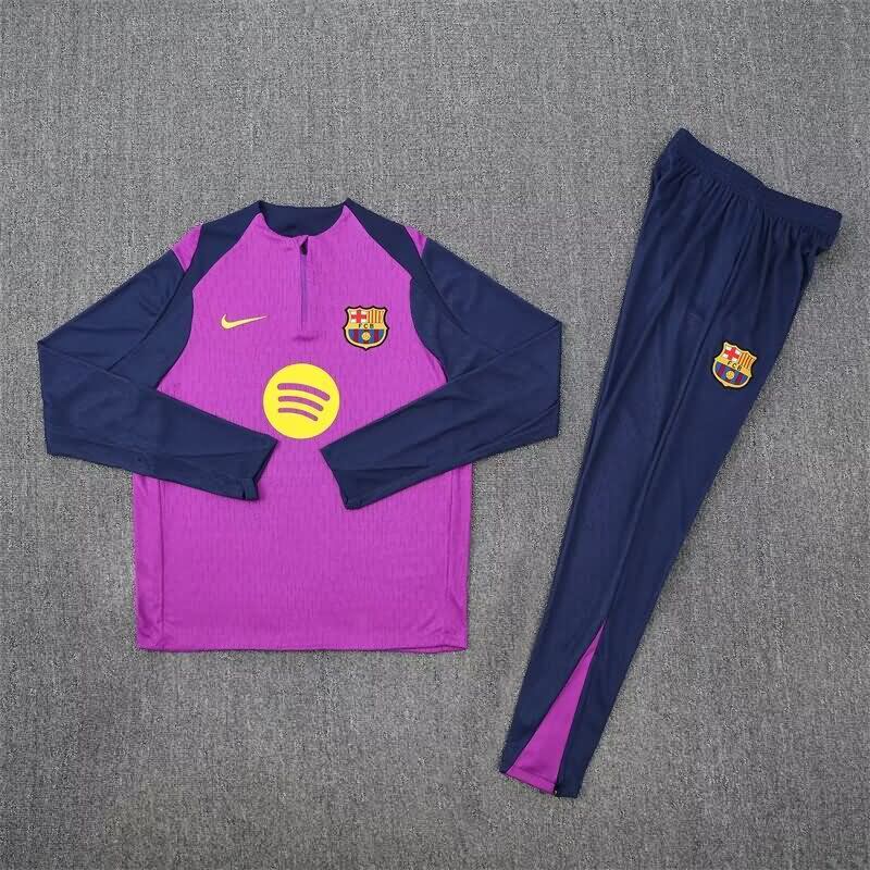 AAA(Thailand) Barcelona 25/26 Purple Soccer Tracksuit