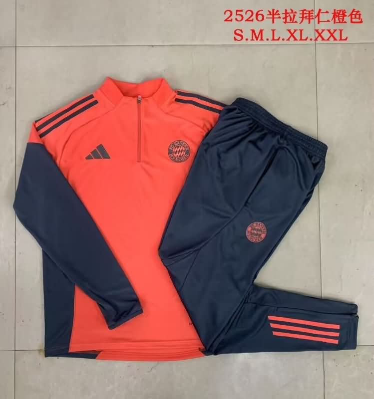 AAA(Thailand) Bayern Munich 25/26 Orange Soccer Tracksuit