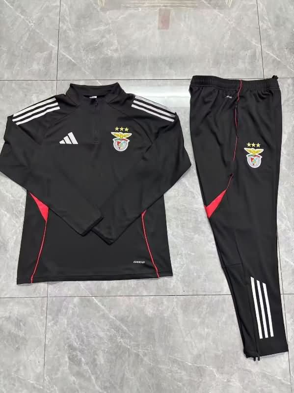 AAA(Thailand) Benfica 25/26 Black Soccer Tracksuit