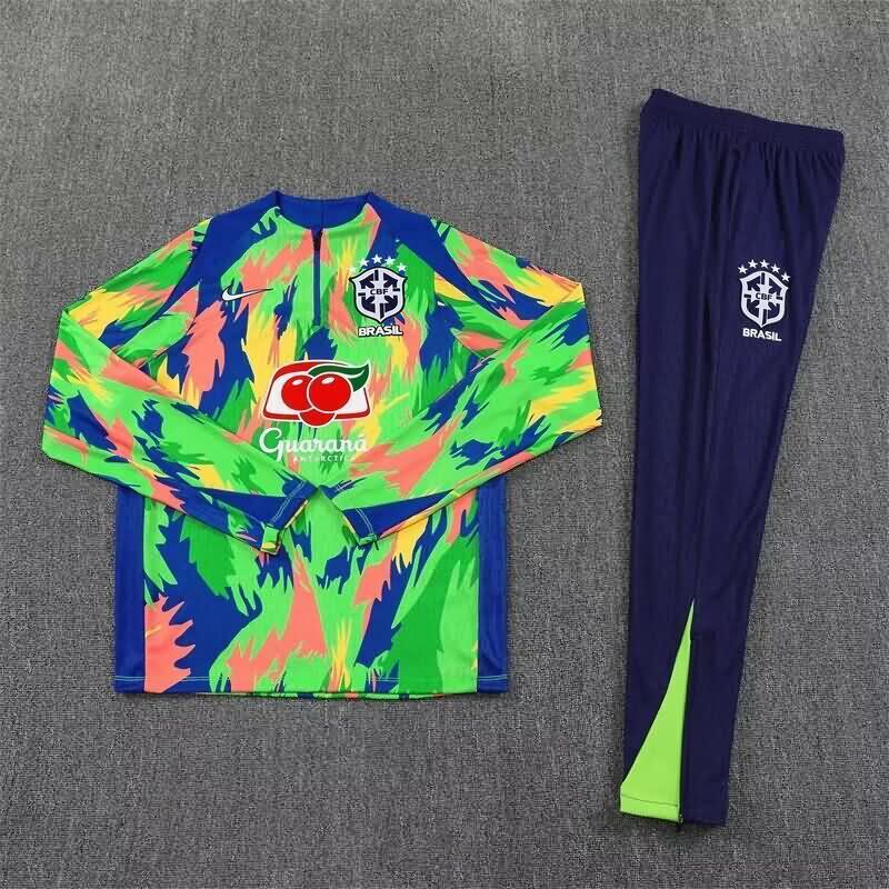 AAA(Thailand) Brazil 2025 Green Soccer Tracksuit