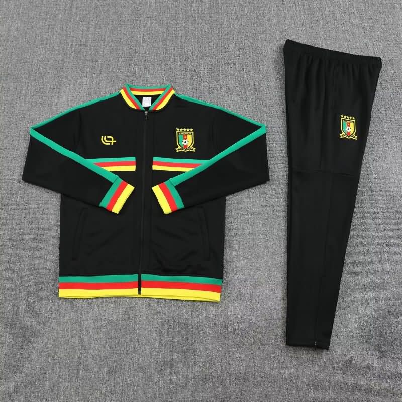 AAA(Thailand) Cameroon 2025 Black Soccer Tracksuit