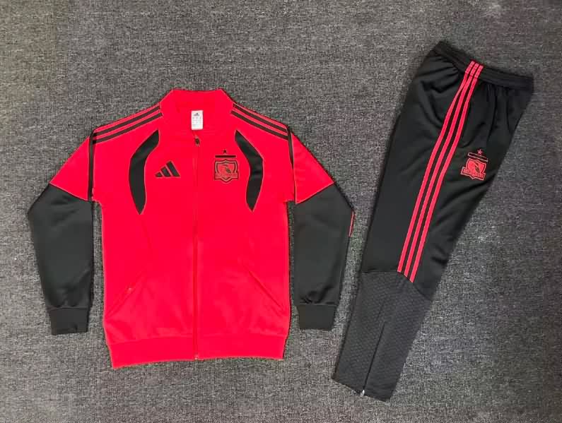 AAA(Thailand) Colo Colo 2026 Red Soccer Tracksuit