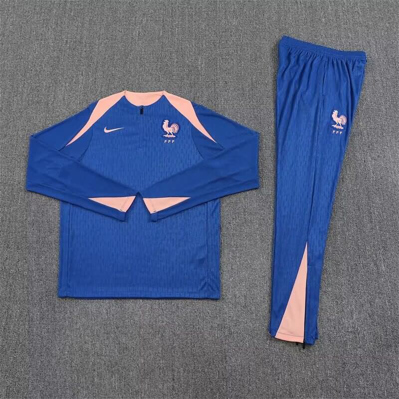 AAA(Thailand) France 2025 Blue Soccer Tracksuit