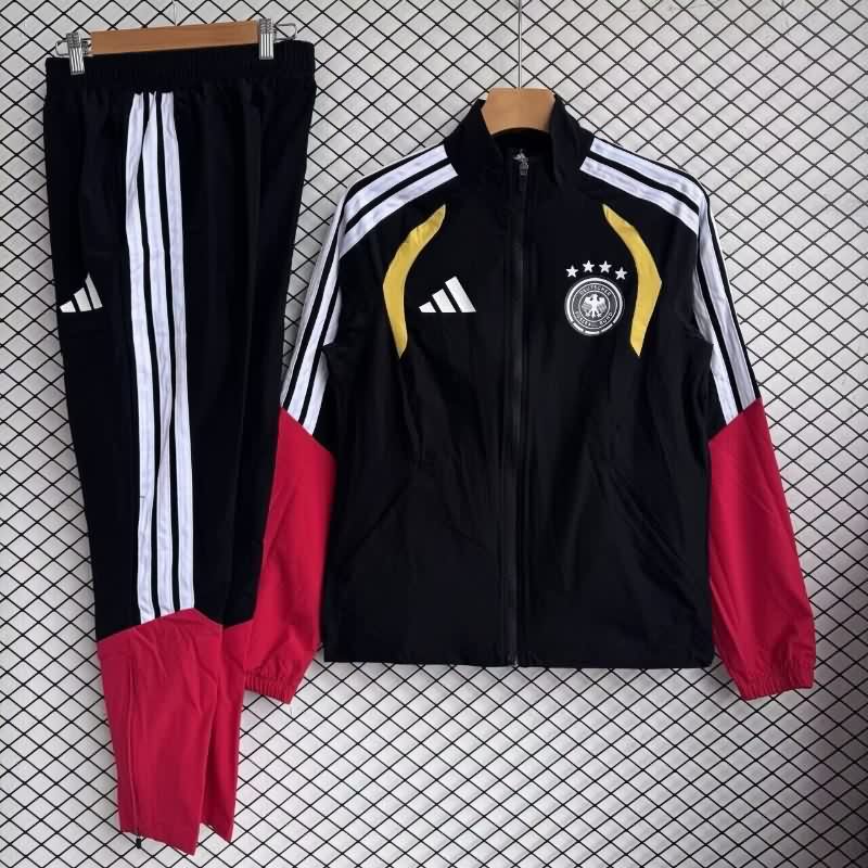 AAA(Thailand) Germany 2026 Black Soccer Tracksuit