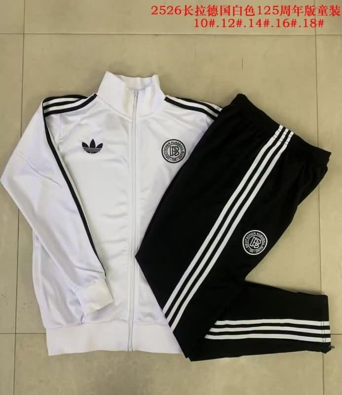 Germany 2025 Kids White Soccer Tracksuit
