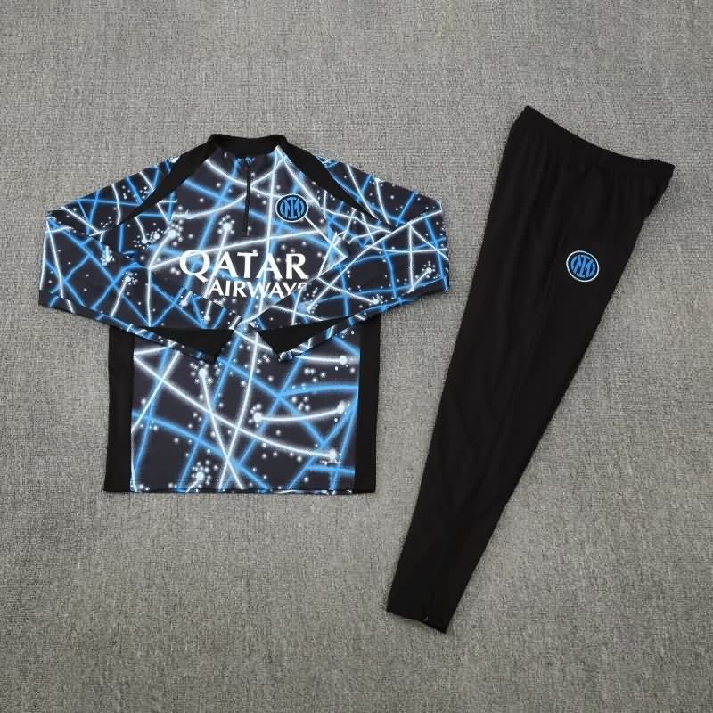 AAA(Thailand) Inter Milan 25/26 Black Soccer Tracksuit