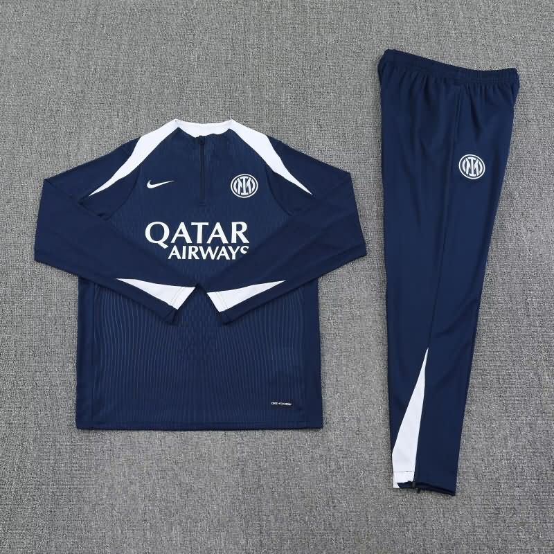 AAA(Thailand) Inter Milan 25/26 Dark Blue Soccer Tracksuit