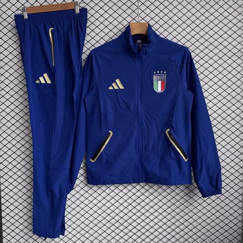 AAA(Thailand) Italy 2026 Dark Blue Soccer Tracksuit