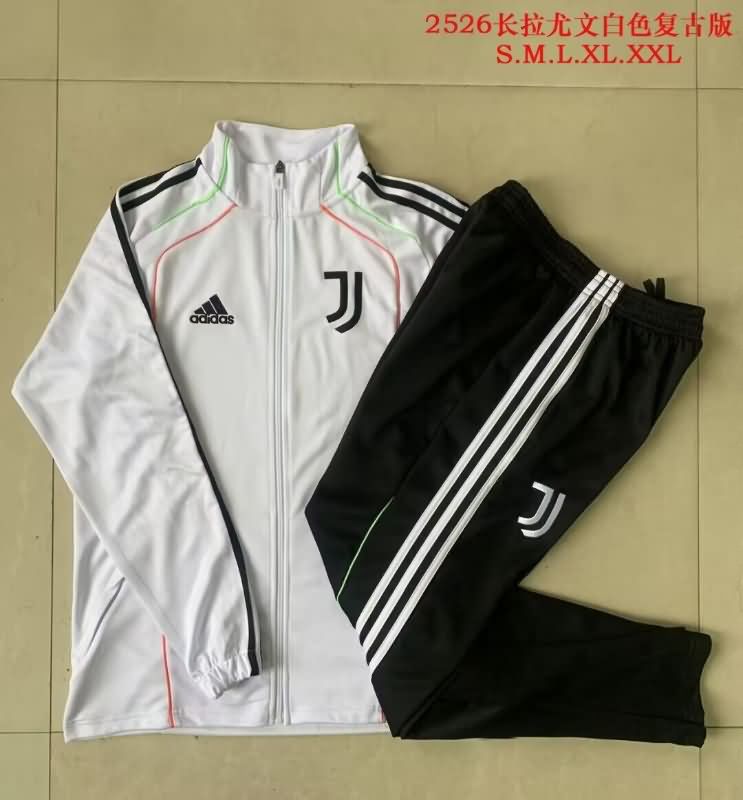 AAA(Thailand) Juventus 25/26 White Soccer Tracksuit