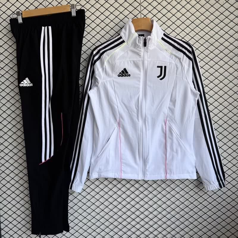 AAA(Thailand) Juventus 25/26 White Soccer Tracksuit 05
