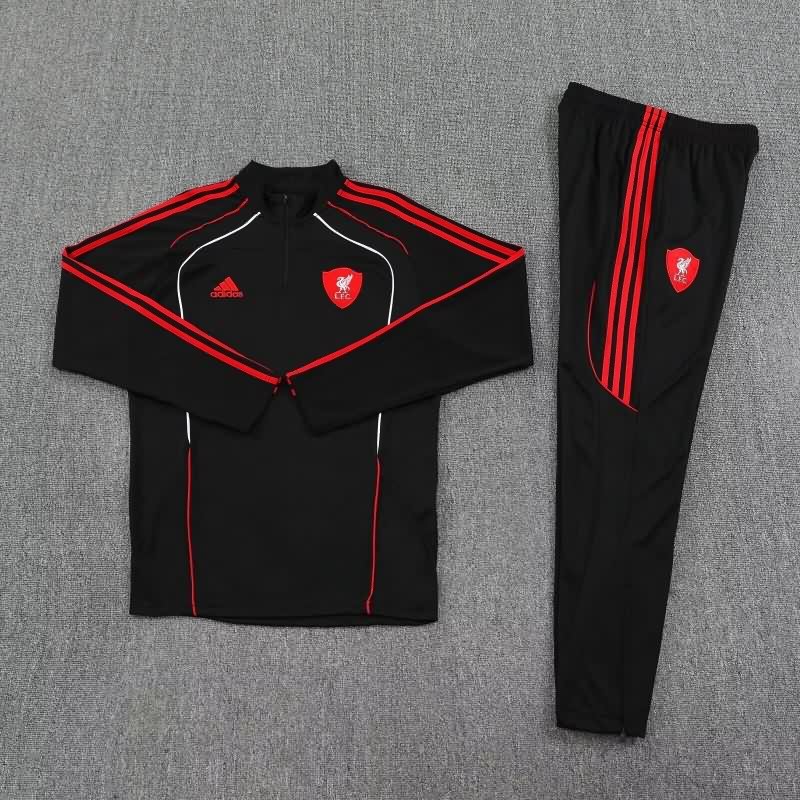 AAA(Thailand) Liverpool 25/26 Black Soccer Tracksuit 02