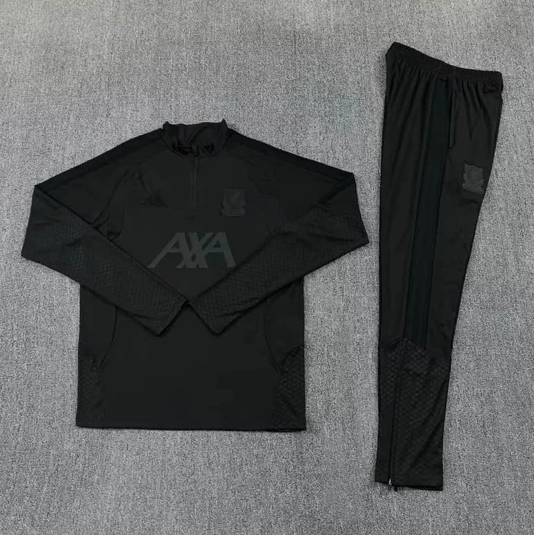 AAA(Thailand) Liverpool 25/26 Black Soccer Tracksuit 07