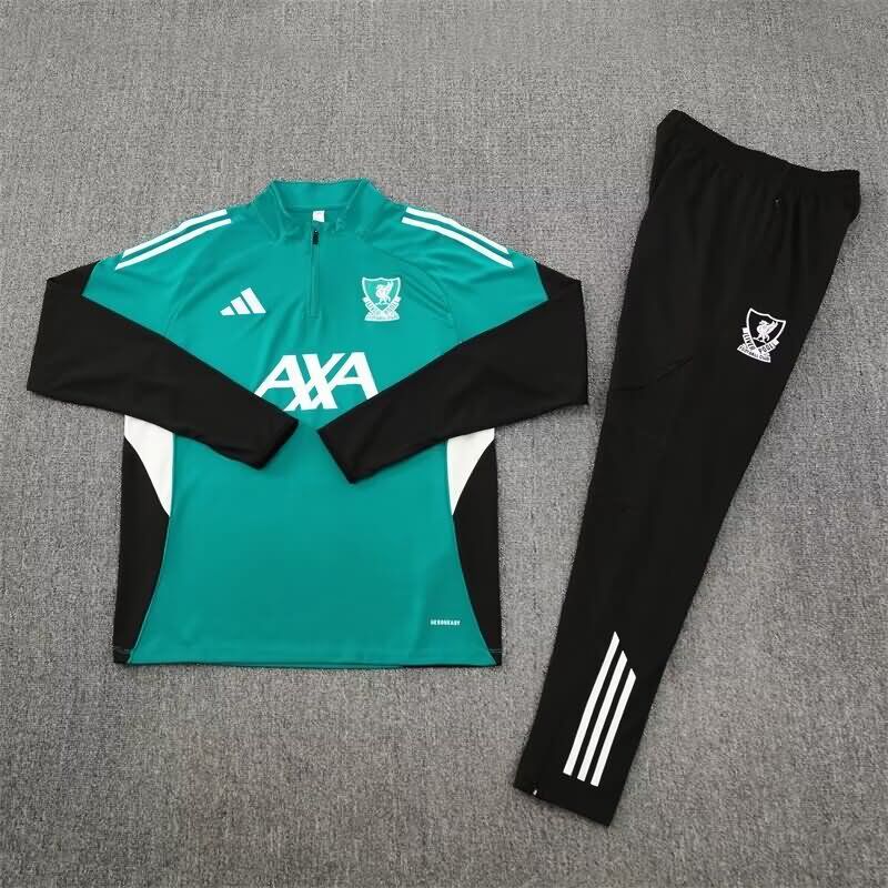 AAA(Thailand) Liverpool 25/26 Green Soccer Tracksuit