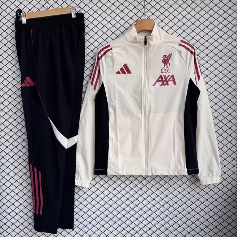 AAA(Thailand) Liverpool 25/26 Grey Soccer Tracksuit