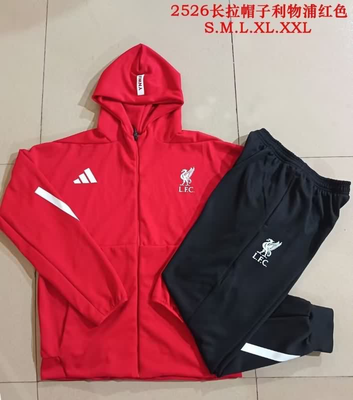 AAA(Thailand) Liverpool 25/26 Red Soccer Tracksuit 04
