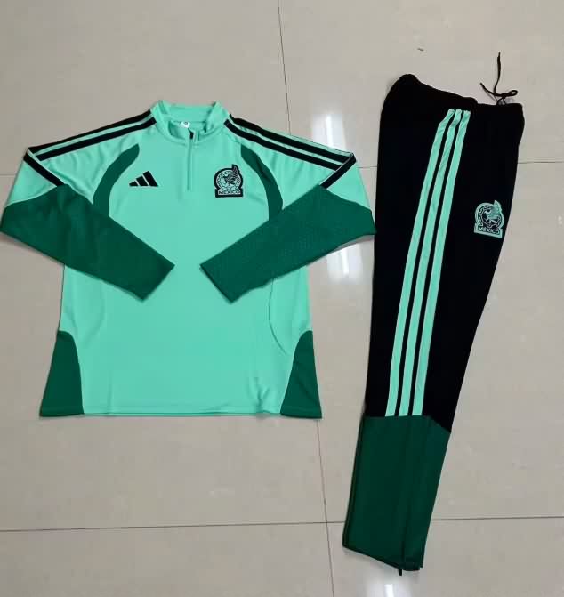 AAA(Thailand) Mexico 2025 Green Soccer Tracksuit
