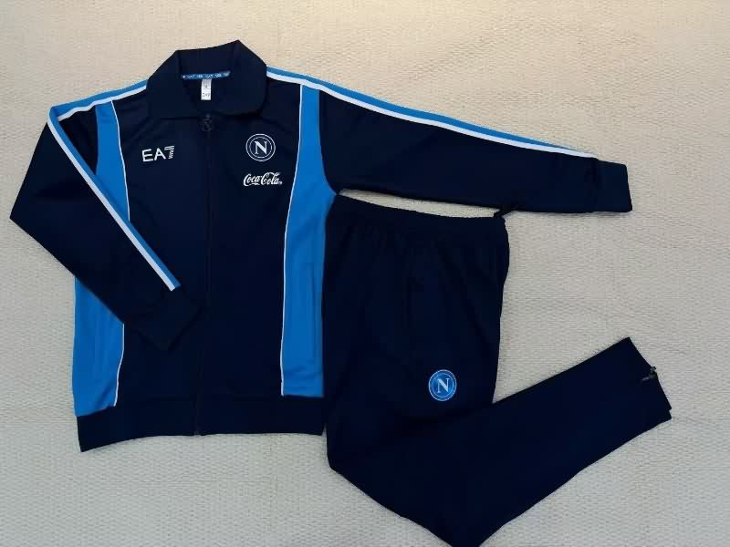 AAA(Thailand) Napoli 25/26 Black Soccer Tracksuit 02