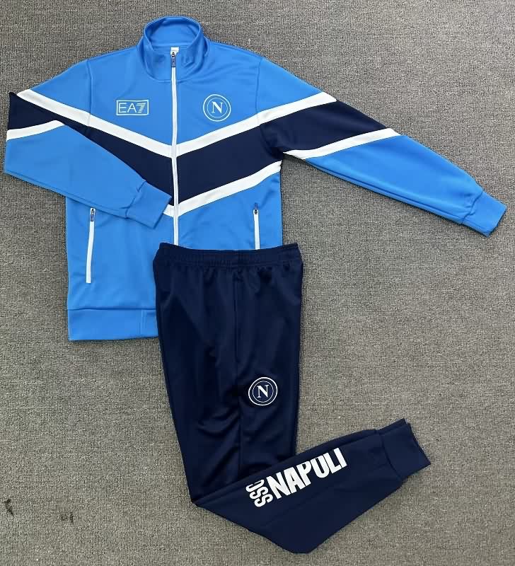 AAA(Thailand) Napoli 25/26 Blue Soccer Tracksuit 03