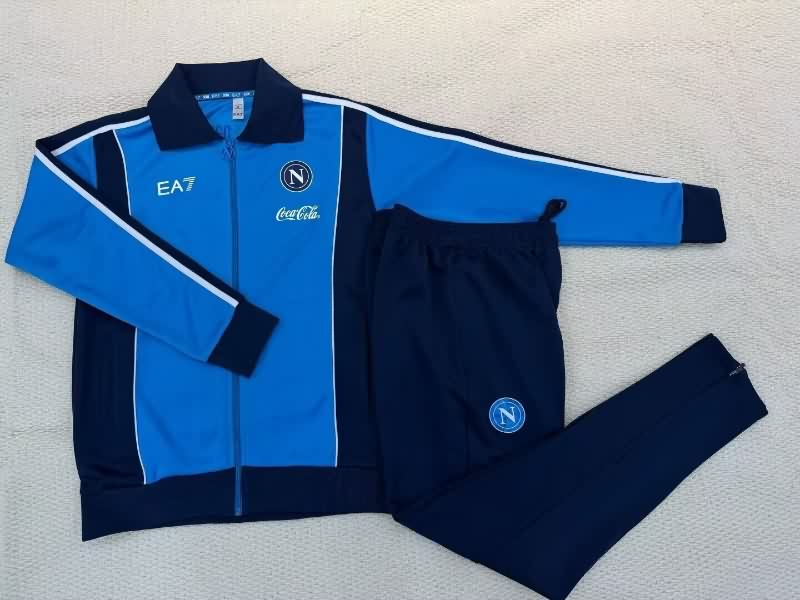 AAA(Thailand) Napoli 25/26 Blue Soccer Tracksuit 04