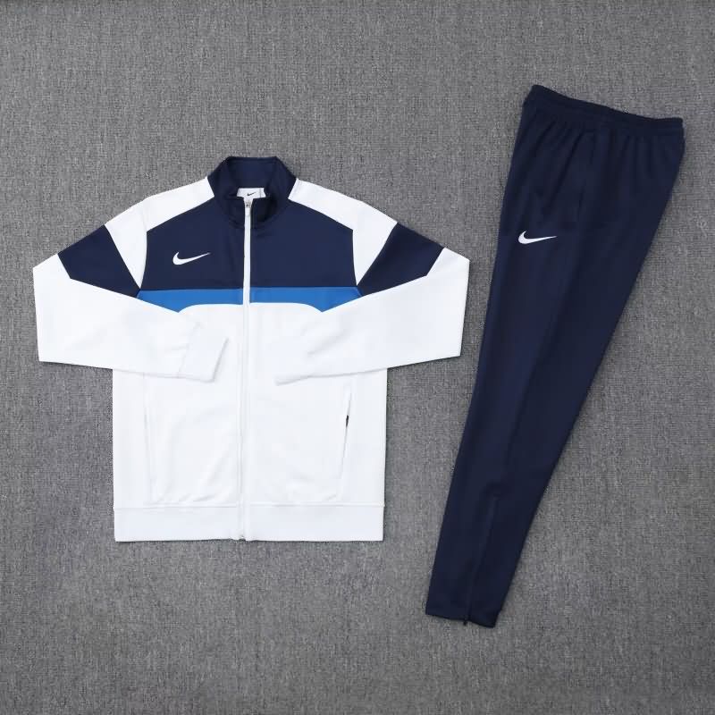 AAA(Thailand) Nike 2025 White Soccer Tracksuit 03