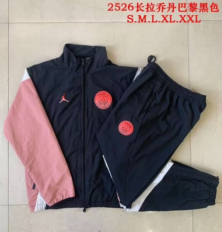 AAA(Thailand) Paris St Germain 25/26 Black Soccer Tracksuit 04
