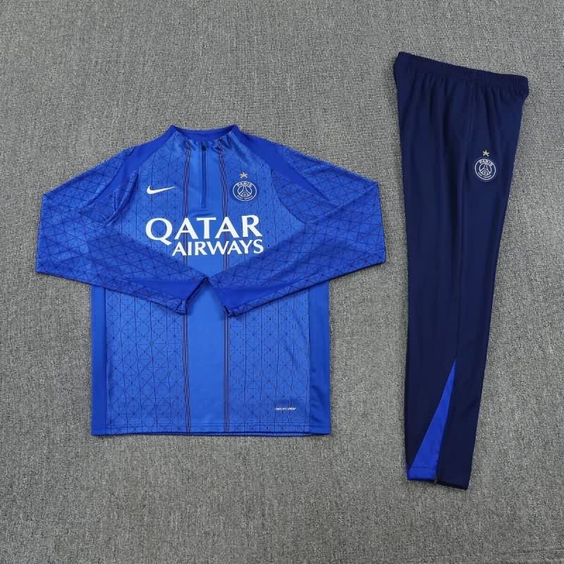 AAA(Thailand) Paris St Germain 25/26 Blue Soccer Tracksuit