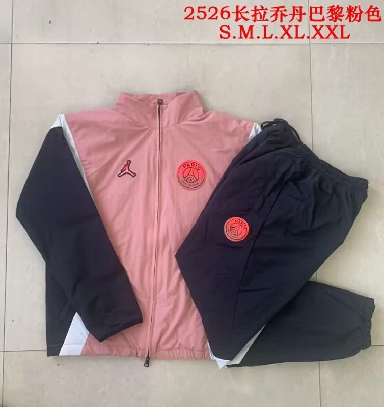 AAA(Thailand) Paris St Germain 25/26 Pink Soccer Tracksuit
