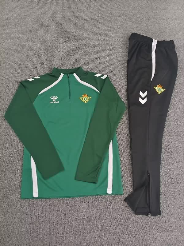 AAA(Thailand) Real Betis 25/26 Green Soccer Tracksuit