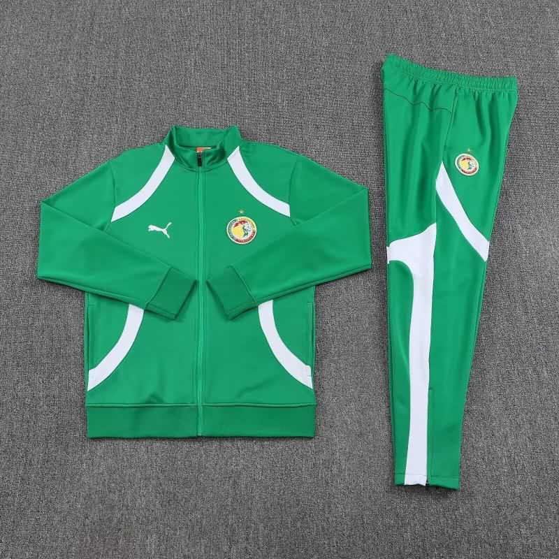 AAA(Thailand) Senegal 2026 Green Soccer Tracksuit