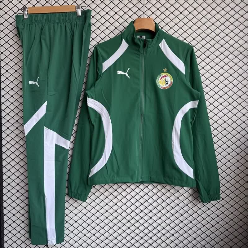 AAA(Thailand) Senegal 2026 Green Soccer Tracksuit 02